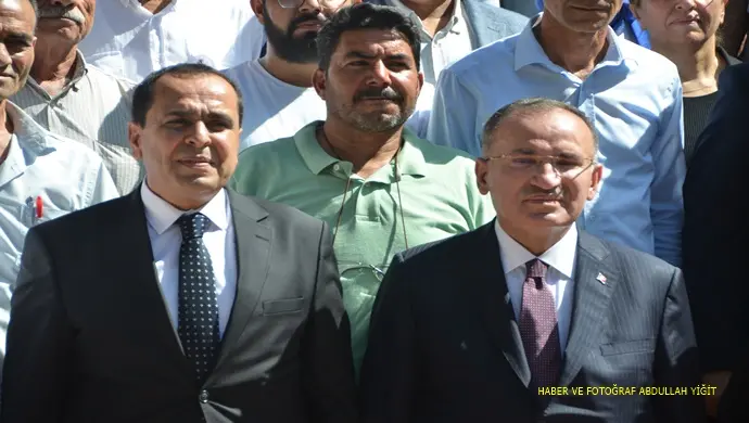 TBMM BAŞKANVEKİLİ BEKİR BOZDAĞ VE BERABERİNDEKİ HEYET İLE BİRECİK BELEDİYE BAŞKANI MEHMET BEGİT`E ZİYARET